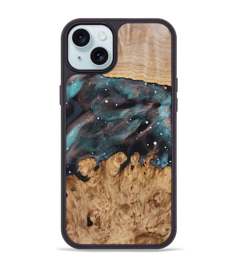 iPhone 15 Plus Wood Phone Case - Melvin (Cosmos, 825143)