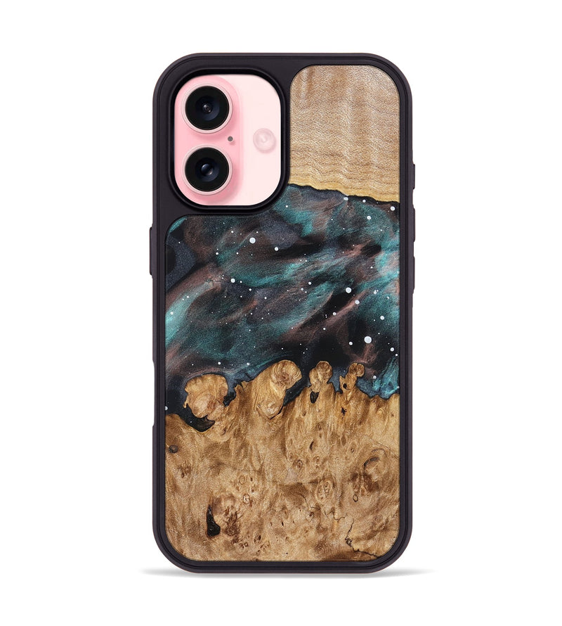 iPhone 16 Wood Phone Case - Melvin (Cosmos, 825143)