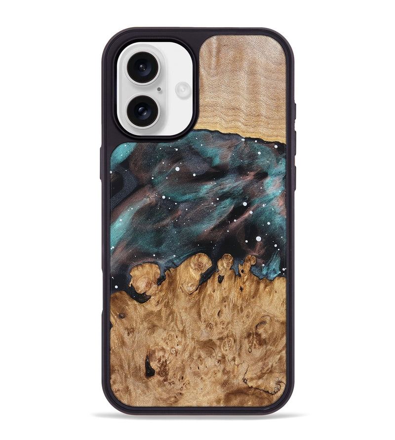 iPhone 16 Plus Wood Phone Case - Melvin (Cosmos, 825143)