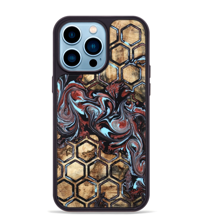 iPhone 14 Pro Max Wood Phone Case - Rowena (Pattern, 825157)