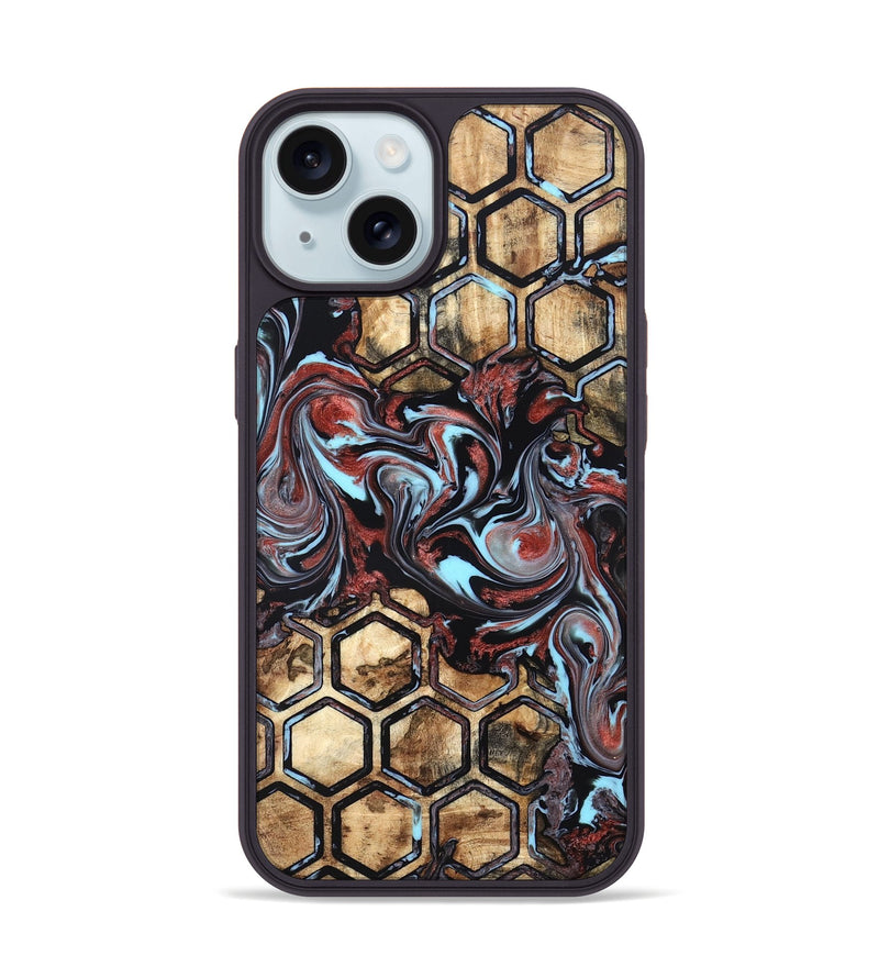 iPhone 15 Wood Phone Case - Rowena (Pattern, 825157)