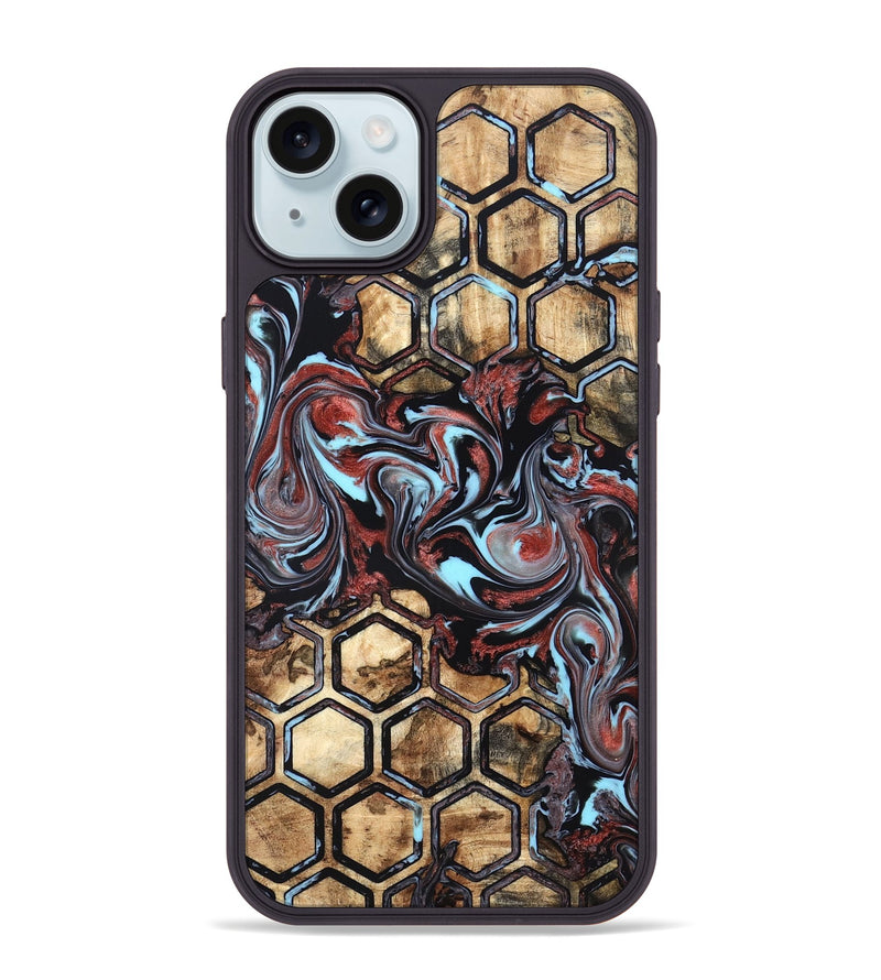 iPhone 15 Plus Wood Phone Case - Rowena (Pattern, 825157)
