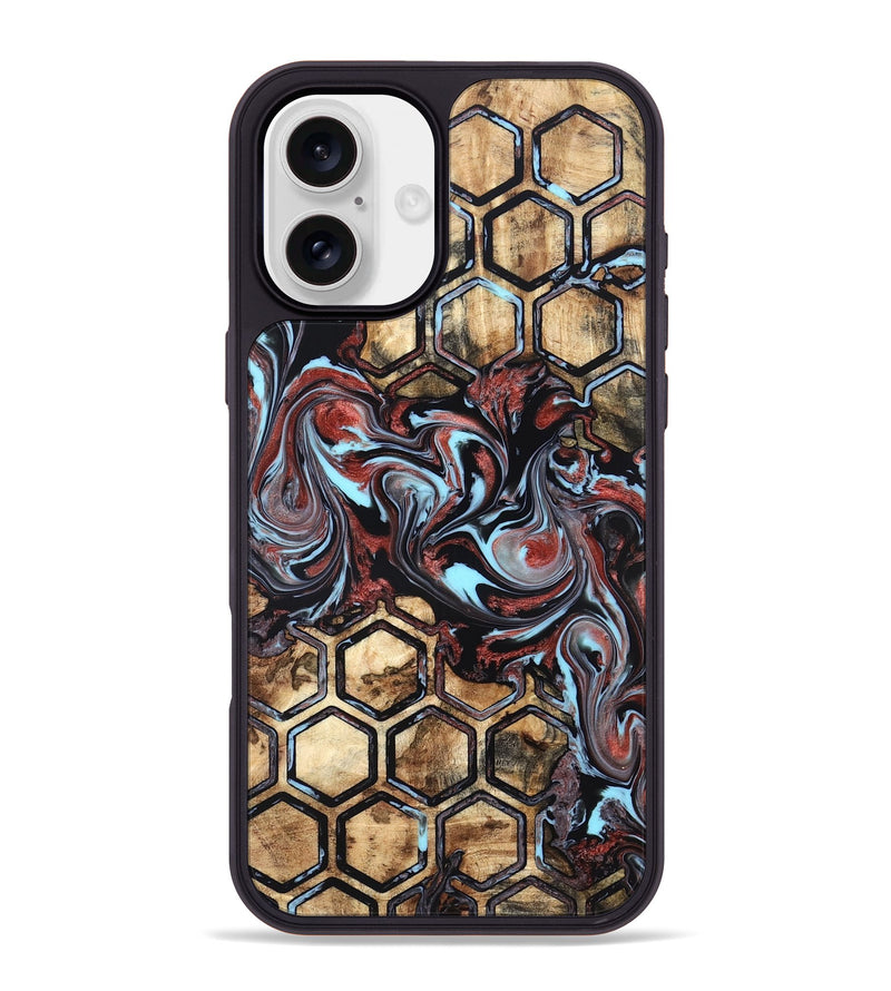 iPhone 16 Plus Wood Phone Case - Rowena (Pattern, 825157)