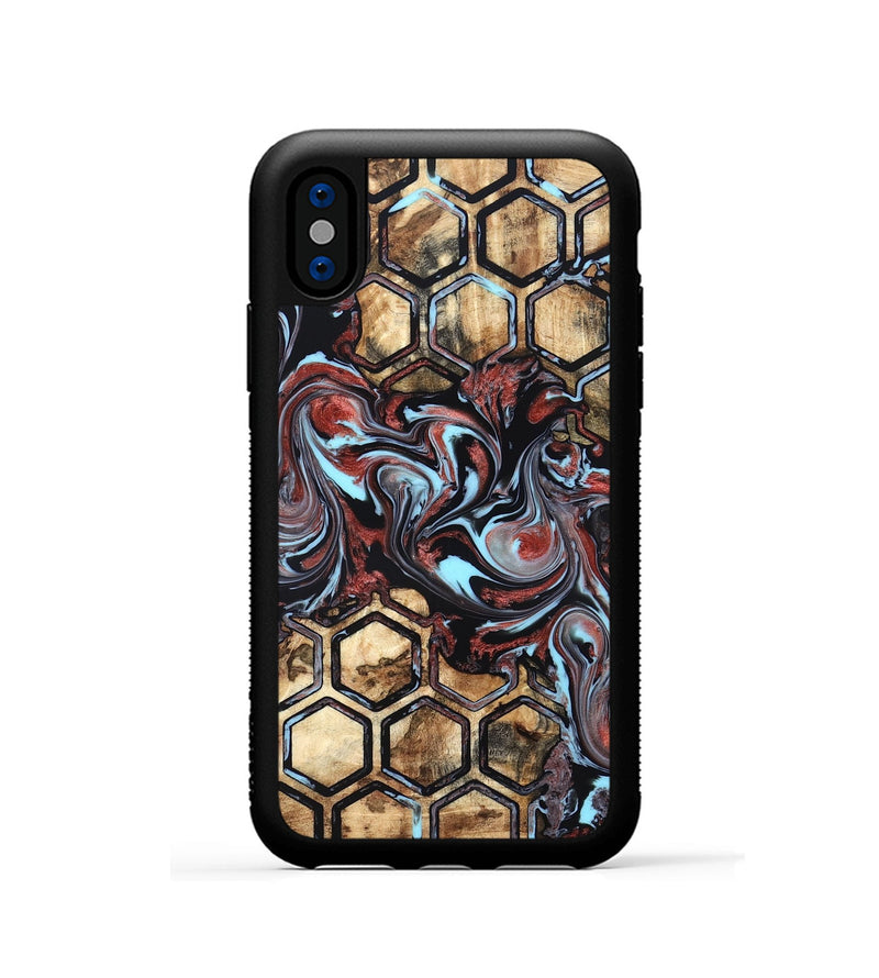 iPhone Xs Wood Phone Case - Rowena (Pattern, 825157)