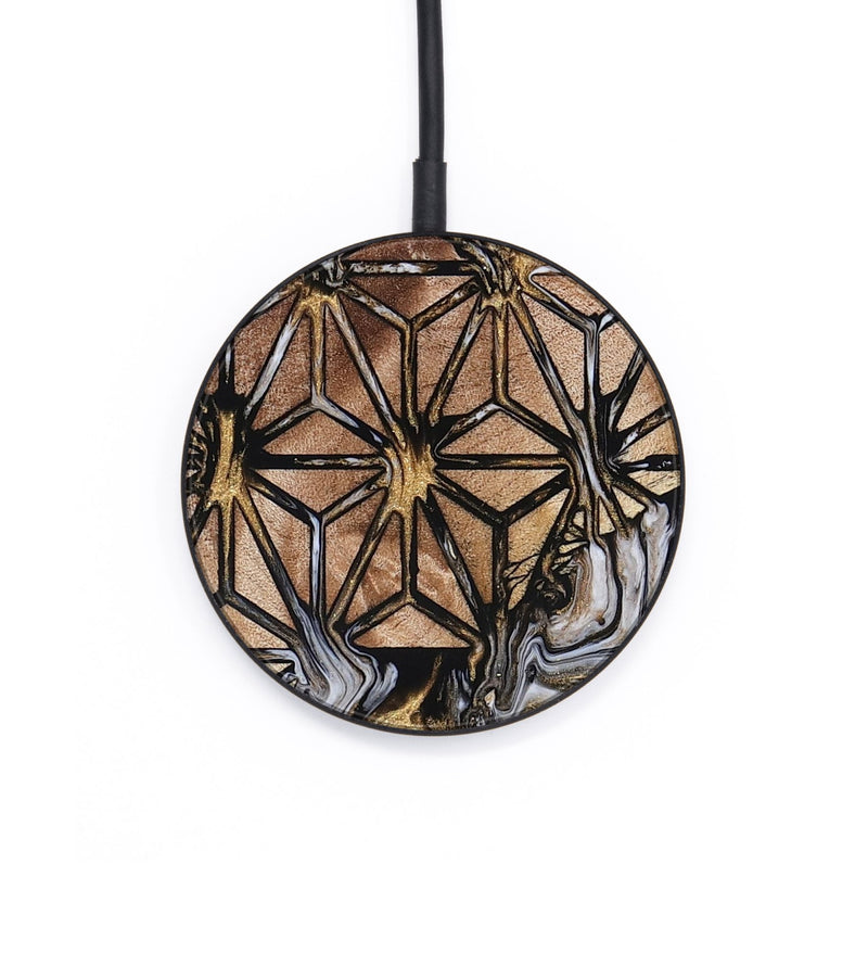 Circle Wood Wireless Charger - Teri (Pattern, 825160)