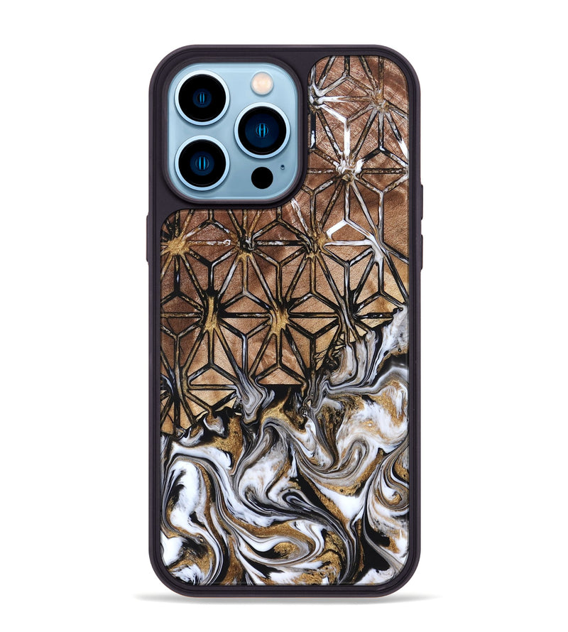 iPhone 14 Pro Max Wood Phone Case - Teri (Pattern, 825160)