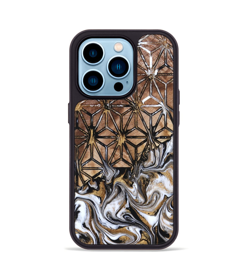 iPhone 14 Pro Wood Phone Case - Teri (Pattern, 825160)