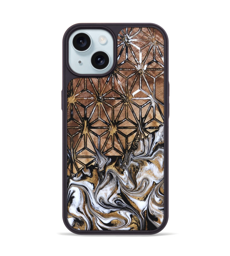 iPhone 15 Wood Phone Case - Teri (Pattern, 825160)