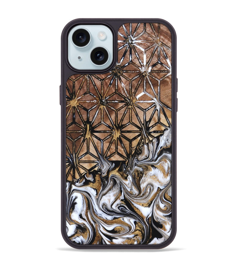 iPhone 15 Plus Wood Phone Case - Teri (Pattern, 825160)