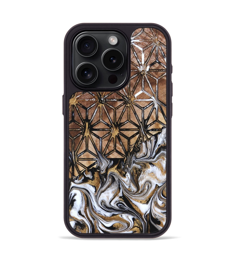 iPhone 15 Pro Wood Phone Case - Teri (Pattern, 825160)