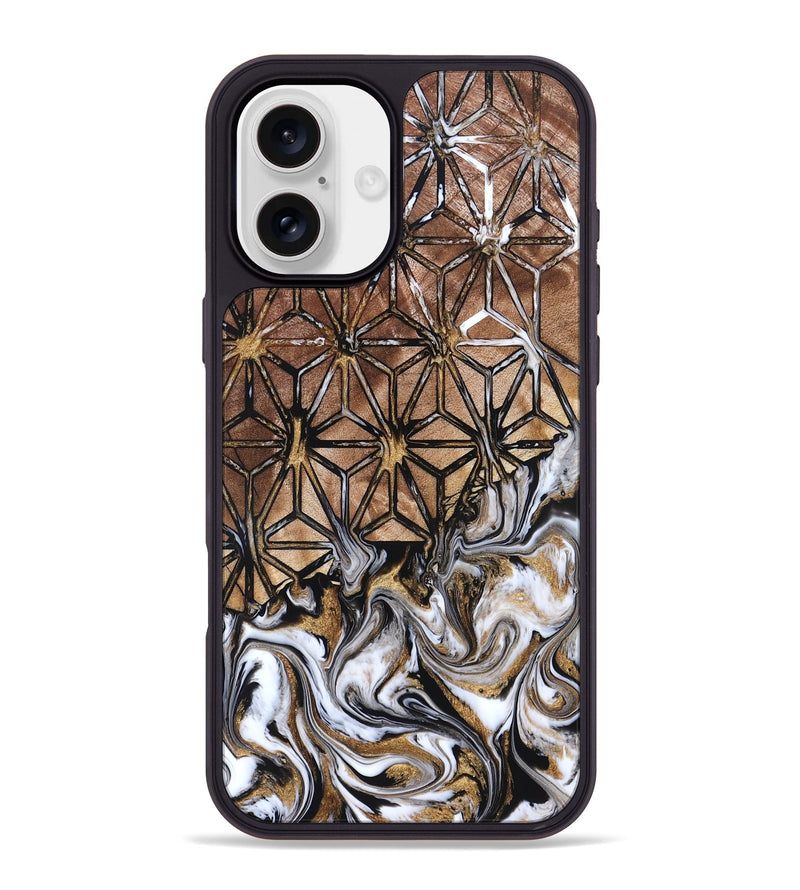 iPhone 16 Plus Wood Phone Case - Teri (Pattern, 825160)