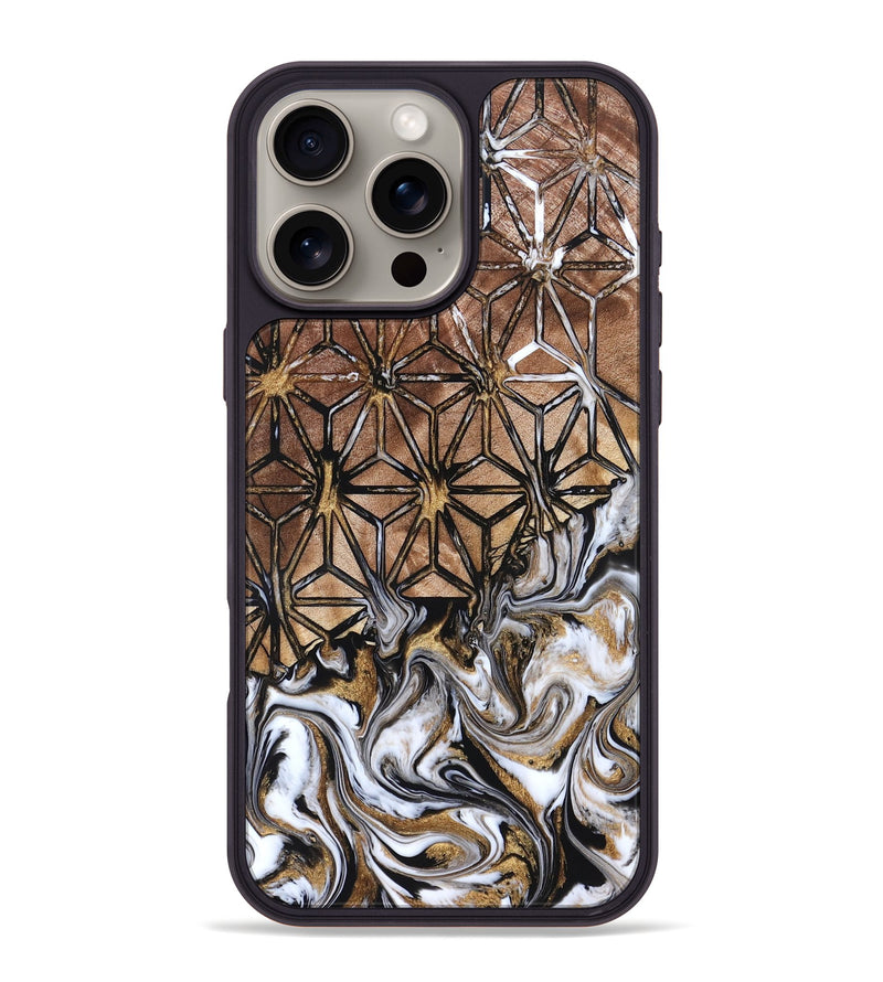 iPhone 16 Pro Max Wood Phone Case - Teri (Pattern, 825160)