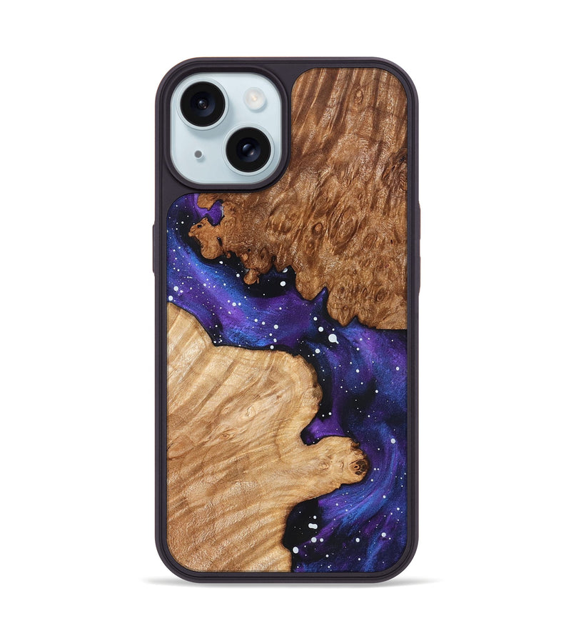 iPhone 15 Wood Phone Case - Alvah (Cosmos, 825170)