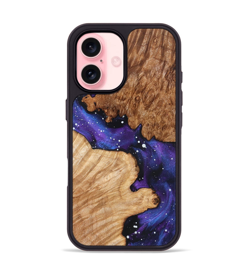 iPhone 16 Wood Phone Case - Alvah (Cosmos, 825170)