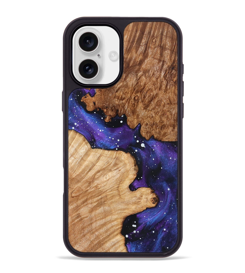 iPhone 16 Plus Wood Phone Case - Alvah (Cosmos, 825170)