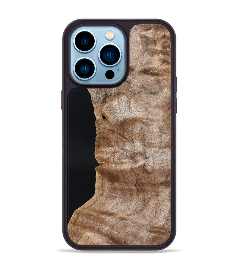 iPhone 14 Pro Max Wood Phone Case - Rodrick (Wood Burl, 825175)
