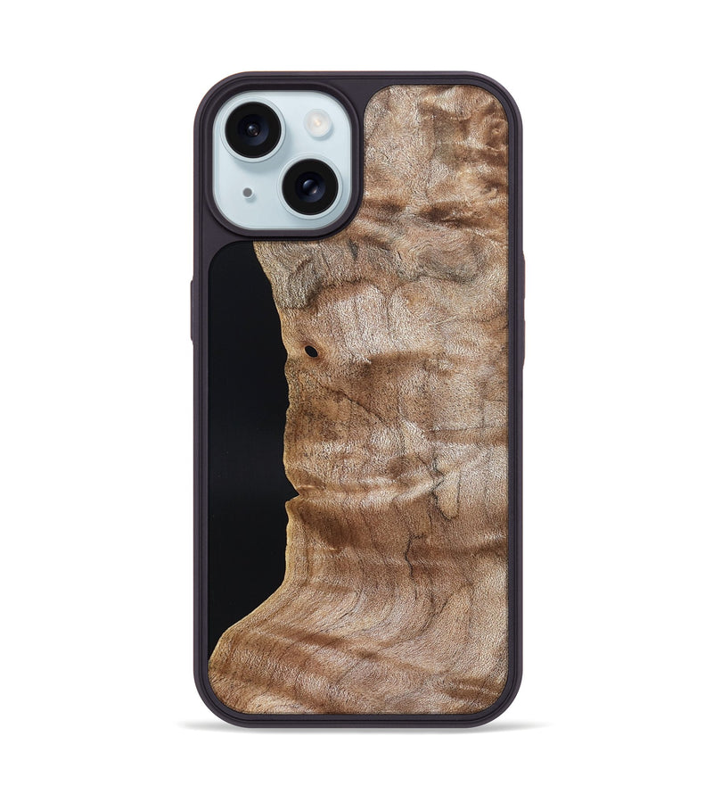 iPhone 15 Wood Phone Case - Rodrick (Wood Burl, 825175)
