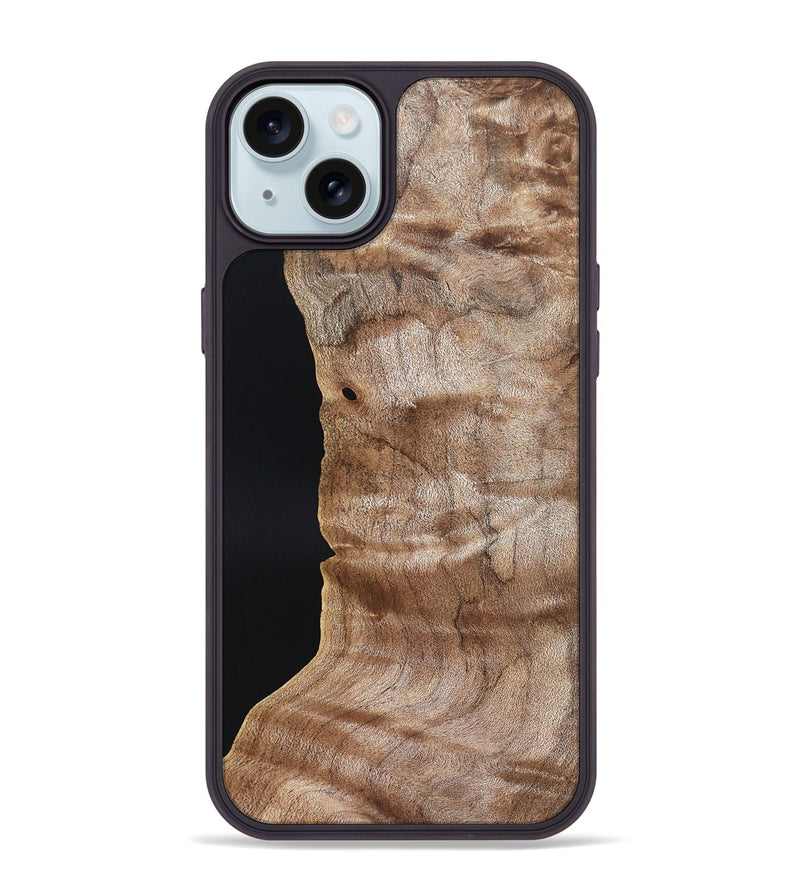 iPhone 15 Plus Wood Phone Case - Rodrick (Wood Burl, 825175)