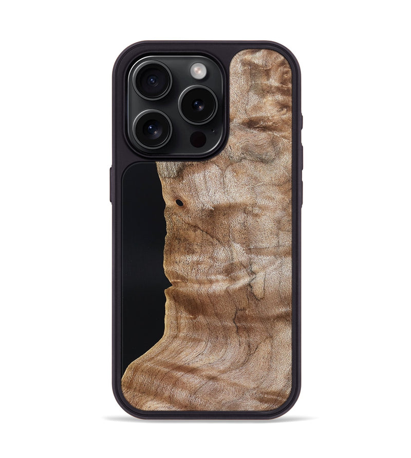 iPhone 15 Pro Wood Phone Case - Rodrick (Wood Burl, 825175)