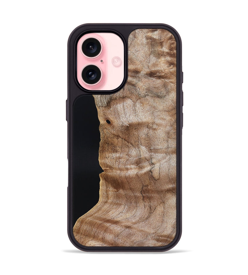 iPhone 16 Wood Phone Case - Rodrick (Wood Burl, 825175)