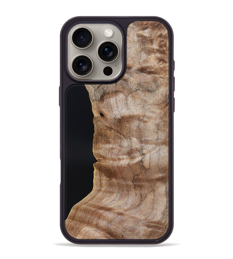 iPhone 16 Pro Max Wood Phone Case - Rodrick (Wood Burl, 825175)