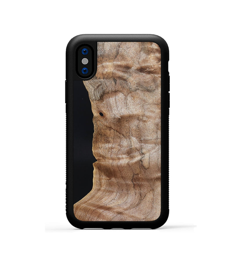iPhone Xs Wood Phone Case - Rodrick (Wood Burl, 825175)