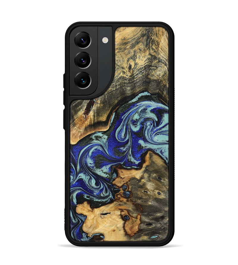 Galaxy S22 Plus Wood Phone Case - Britany (Blue, 825187)