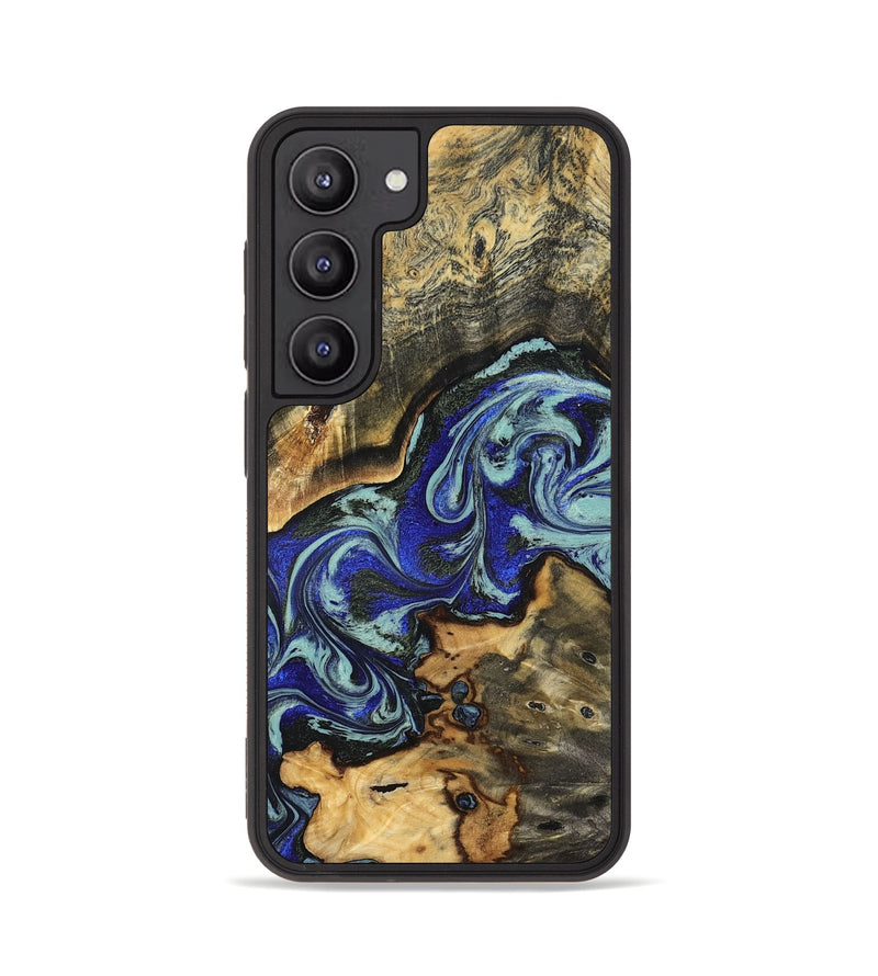 Galaxy S23 Wood Phone Case - Britany (Blue, 825187)
