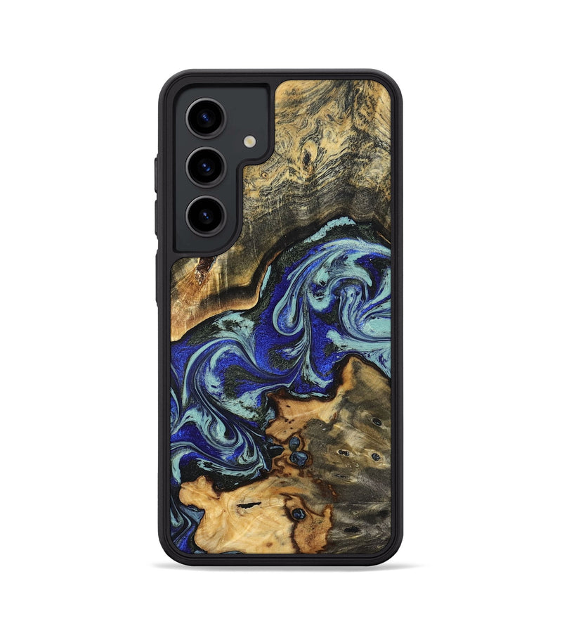 Galaxy S24 Wood Phone Case - Britany (Blue, 825187)