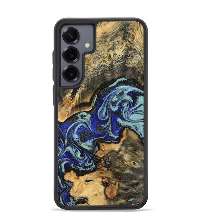 Galaxy S25 Plus Wood Phone Case - Britany (Blue, 825187)