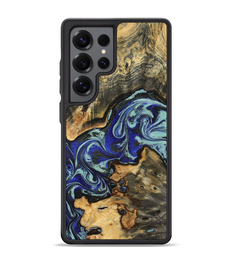 Galaxy S25 Ultra Wood Phone Case - Britany (Blue, 825187)