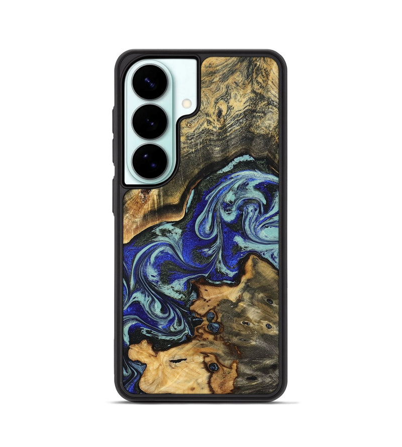 Galaxy S26 Wood Phone Case - Britany (Blue, 825187)
