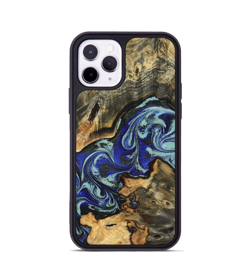 iPhone 11 Pro Wood Phone Case - Britany (Blue, 825187)