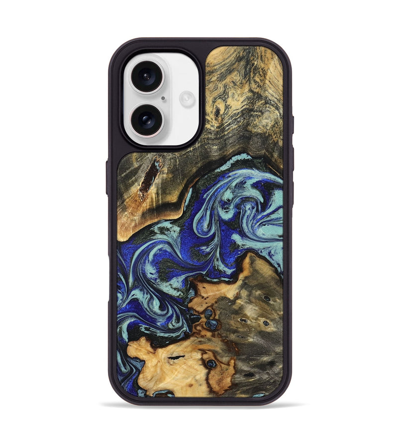 iPhone 17 Wood Phone Case - Britany (Blue, 825187)