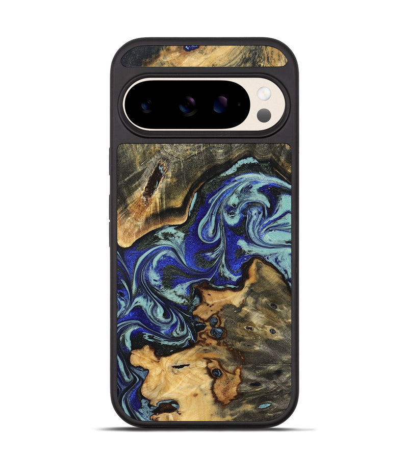 Pixel 10 Wood Phone Case - Britany (Blue, 825187)