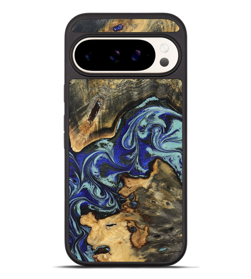 Pixel 10 Pro XL Wood Phone Case - Britany (Blue, 825187)