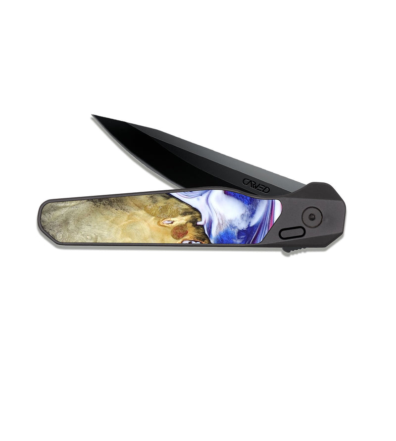 EDC Dark Slate Wood Pocket Knife - Meilani (Merica, 825192)