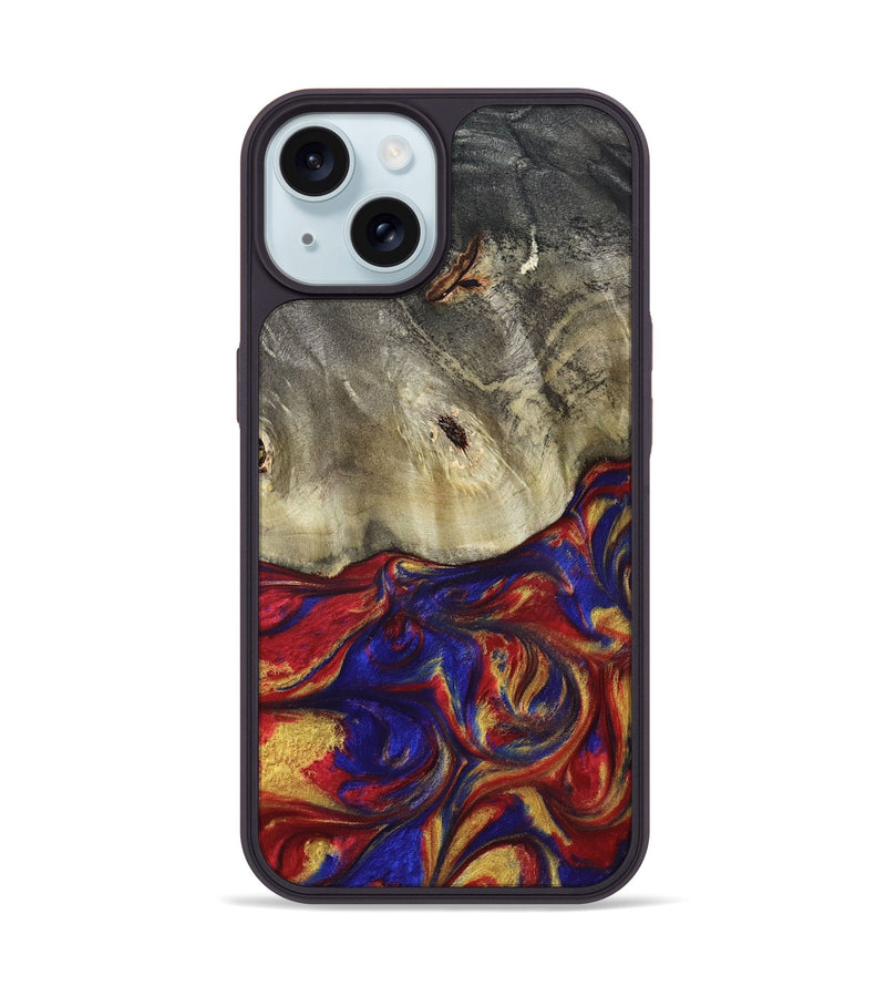 iPhone 15 Wood Phone Case - Wilburn (Merica, 825196)