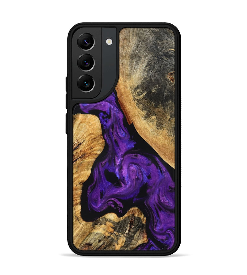 Galaxy S22 Plus Wood Phone Case - Clover (Purple, 825198)