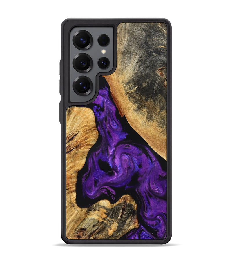 Galaxy S25 Ultra Wood Phone Case - Clover (Purple, 825198)