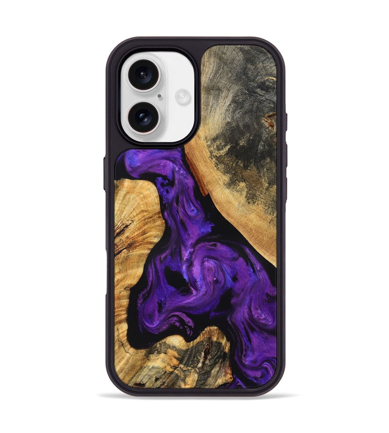 iPhone 17 Wood Phone Case - Clover (Purple, 825198)
