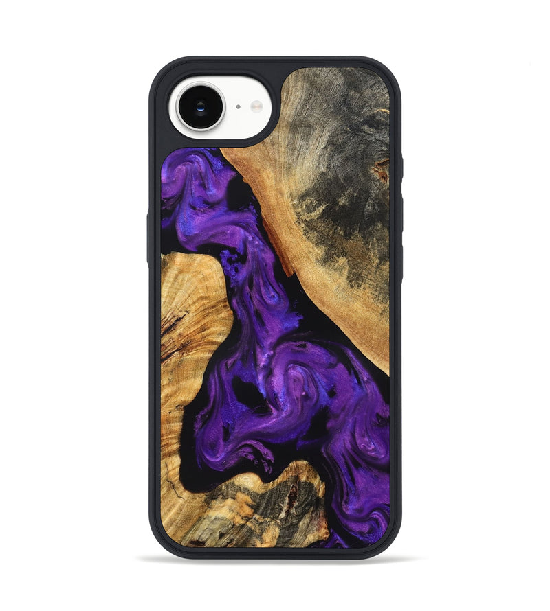 iPhone 17e Wood Phone Case - Clover (Purple, 825198)
