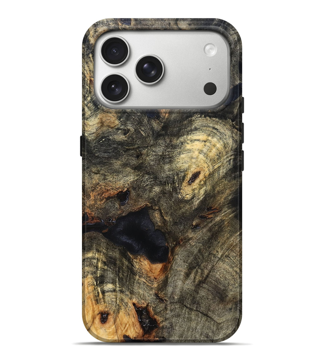 iPhone 17 Pro Max Wood Live Edge Phone Case - Webster (Solid Wood, 825199)