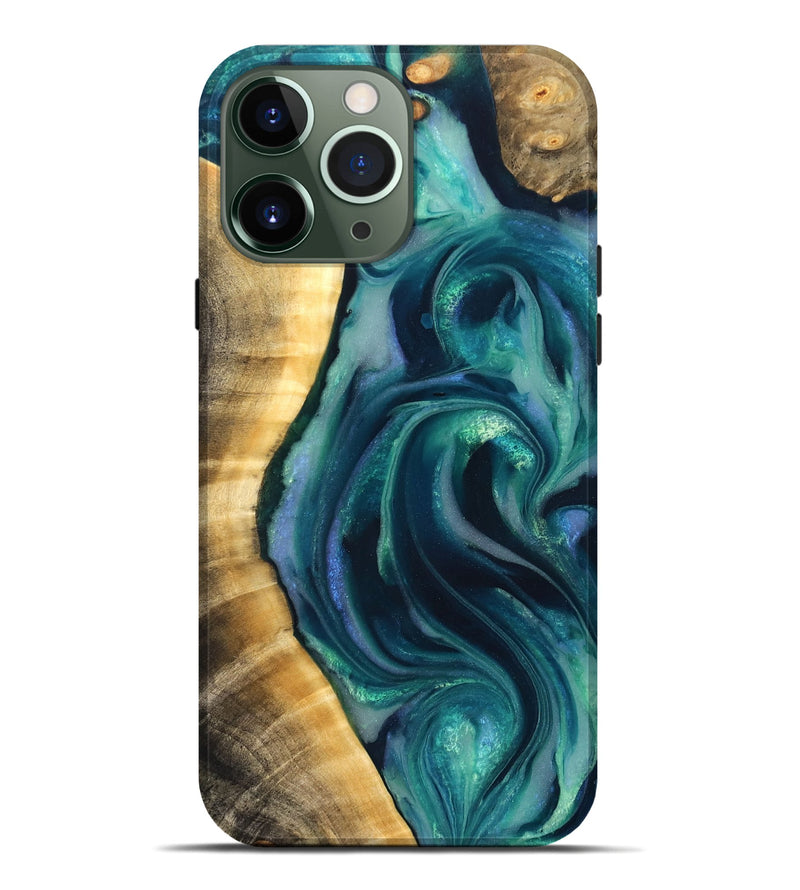 iPhone 13 Pro Max Wood Live Edge Phone Case - Yehuda (Cosmos, 825202)