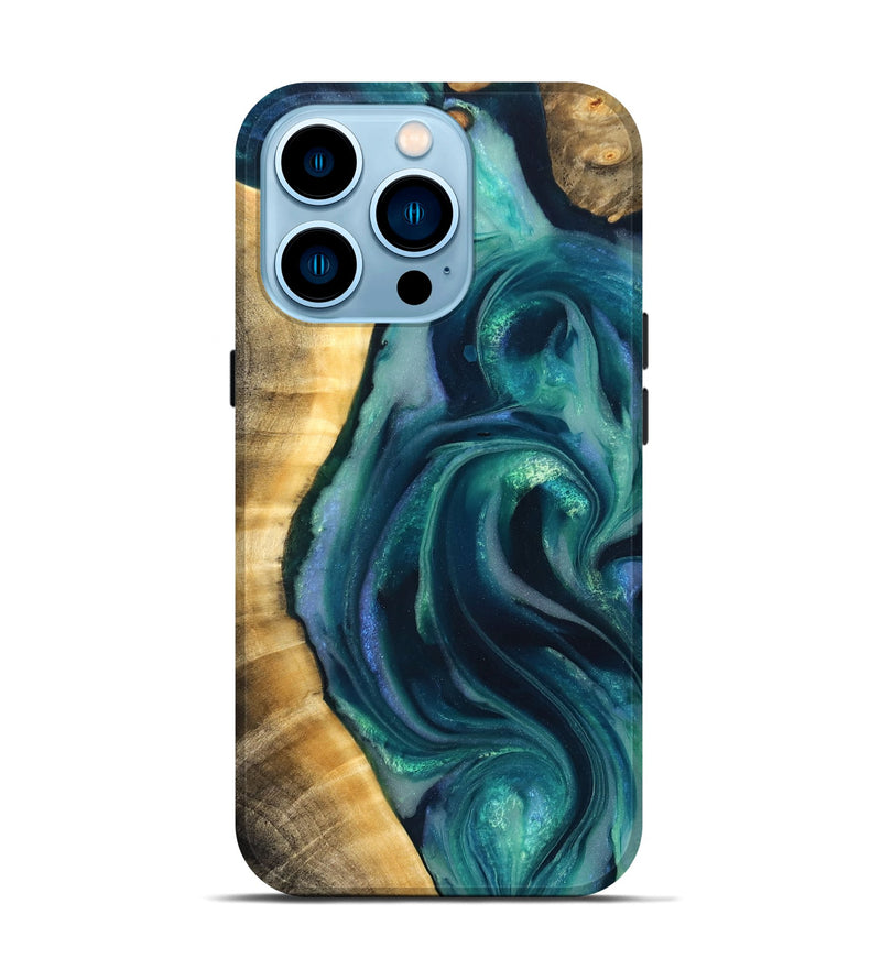 iPhone 14 Pro Wood Live Edge Phone Case - Yehuda (Cosmos, 825202)