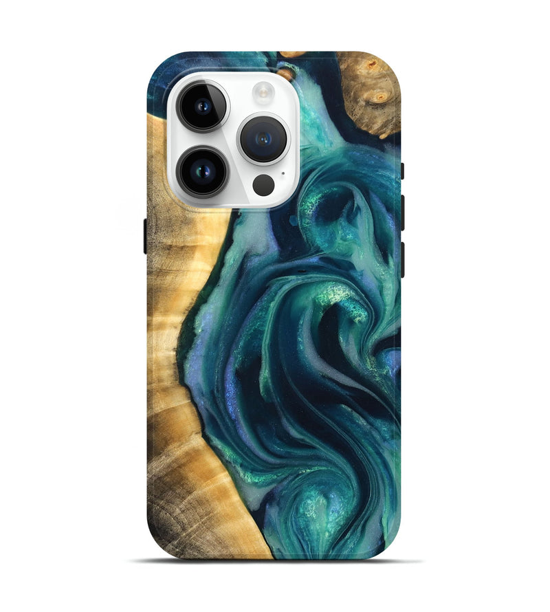 iPhone 15 Pro Wood Live Edge Phone Case - Yehuda (Cosmos, 825202)