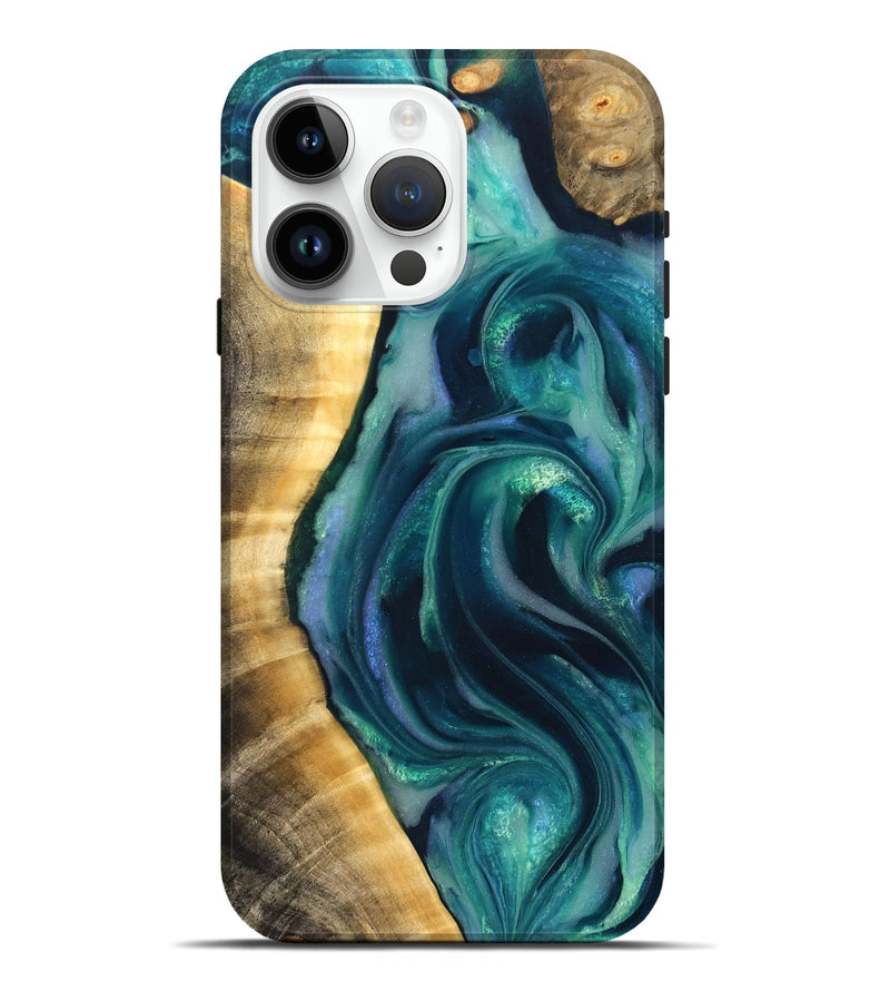 iPhone 15 Pro Max Wood Live Edge Phone Case - Yehuda (Cosmos, 825202)
