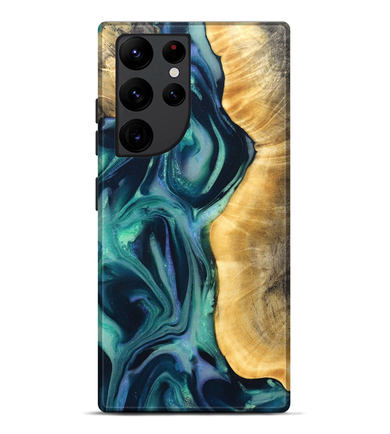 Galaxy S22 Ultra Wood Live Edge Phone Case - Annabel (Cosmos, 825208)