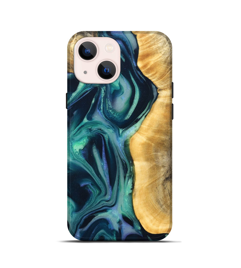 iPhone 13 mini Wood Live Edge Phone Case - Annabel (Cosmos, 825208)