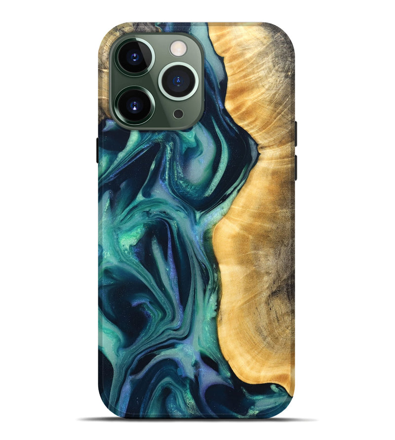 iPhone 13 Pro Max Wood Live Edge Phone Case - Annabel (Cosmos, 825208)
